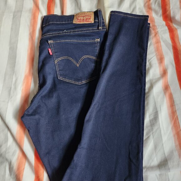 Levi’s 710 Super Skinny Jeans Women’s Size 31 Dark Wash Stretch Denim - Picture 8 of 13